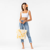 ALOHA COLLECTION REVERSIBLE TOTE / PA'INA - SUNSHINE