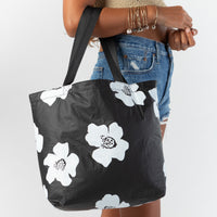 ALOHA COLLECTION REVERSIBLE TOTE / PUA / WHITE/BLACK