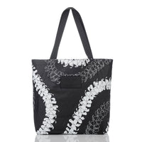 ALOHA COLLECTION REVERSIBLE TOTE / PUAKENIKENI / WHITE/BLACK