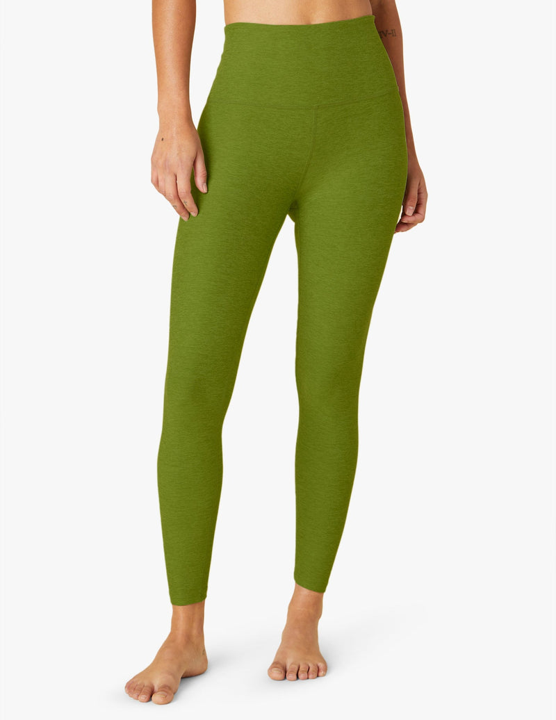 At Your Leisure High Waisted Midi Legging - Forest Green Pine – Carbon38