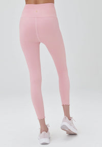 SPIRITUAL GANGSTER LOVE SCULPT RUFFLE LEGGING - PEONY