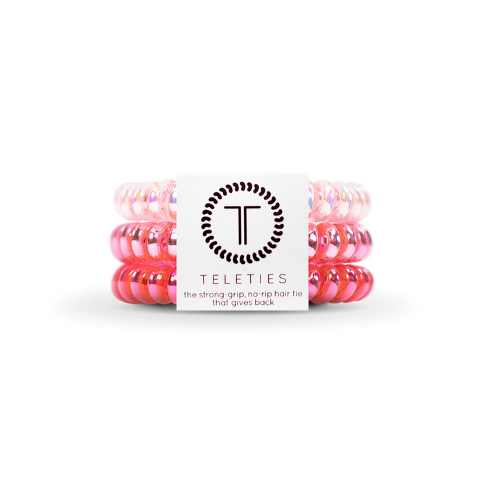 TELETIES HAIR TIE SMALL - THINK PINK