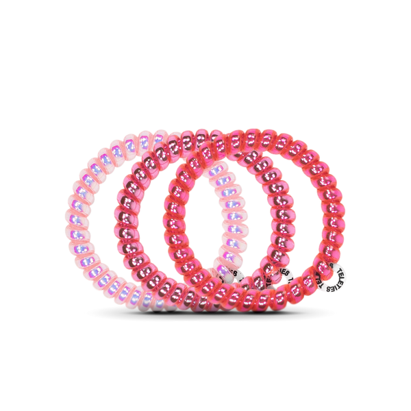 TELETIES HAIR TIE SMALL - THINK PINK