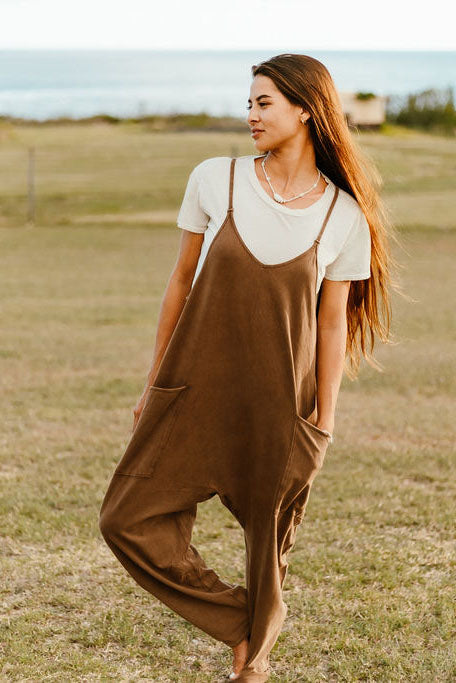 FREE PEOPLE MOVEMENT HOT SHOT ONESIE - WILD MUSTANG 9677