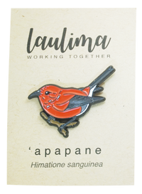 LAULIMA 'APAPANE PIN