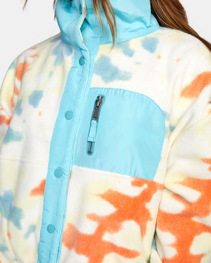 RVCA DAY OFF TIE-DYE JACKET - MUL