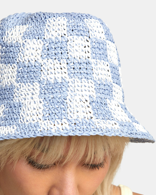 RVCA LAGUNA STRAW BUCKET HAT - DSB