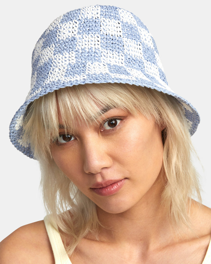 RVCA LAGUNA STRAW BUCKET HAT - DSB