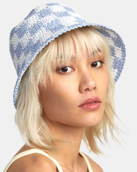 RVCA LAGUNA STRAW BUCKET HAT - DSB