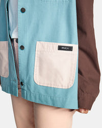 RVCA CHORELIST OVERSIZED JACKET - BCR