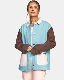 RVCA CHORELIST OVERSIZED JACKET - BCR