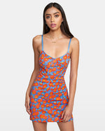 RVCA JUST FRIENDS MIDI DRESS - CBT