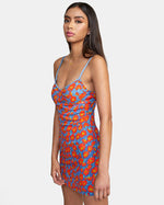 RVCA JUST FRIENDS MIDI DRESS - CBT