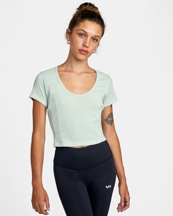 RVCA CAP SLEEVE TOP - AQQ
