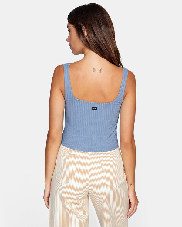 RVCA FINE LINE TANK TOP - BLT