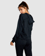 RVCA C-ABLE CROPPED WORKOUT HOODIE - BHE