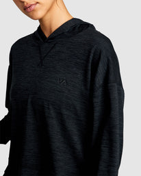 RVCA C-ABLE CROPPED WORKOUT HOODIE - BHE