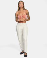 RVCA NEW YUME BEACH PANTS - OAT