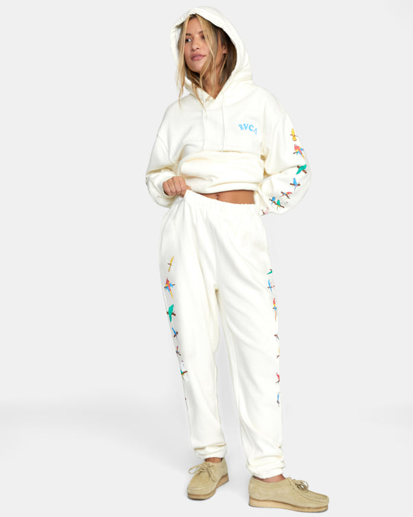 RVCA LP X KLW PARROT ICE SWEATPANTS - CLO