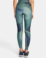 RVCA HAWAII ESSENTIAL HIGH-WAISTED LEGGINGS - OLV