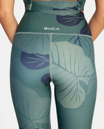 RVCA HAWAII ESSENTIAL HIGH-WAISTED LEGGINGS - OLV