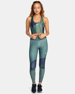 RVCA HAWAII ESSENTIAL HIGH-WAISTED LEGGINGS - OLV