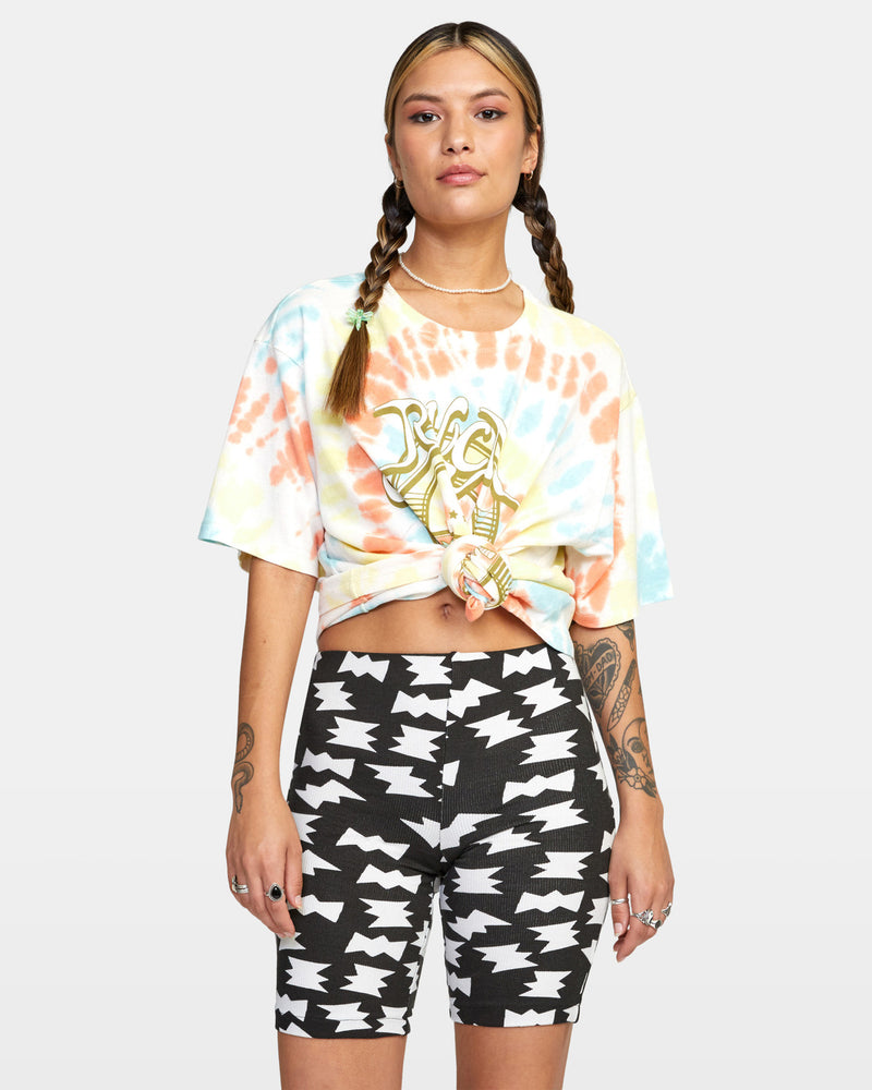 RVCA LP X KLW PUSH IT BIKE SHORTS - BKW