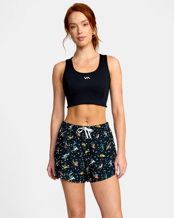 RVCA LP X KLW VA ESSENTIAL YOGGER WORKOUT SHORTS - KVC7