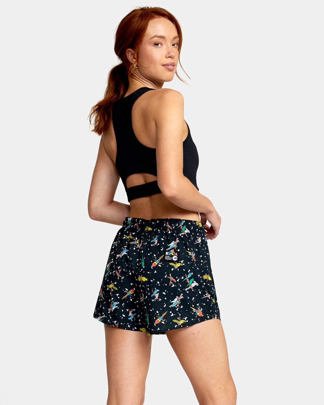 RVCA LP X KLW VA ESSENTIAL YOGGER WORKOUT SHORTS - KVC7