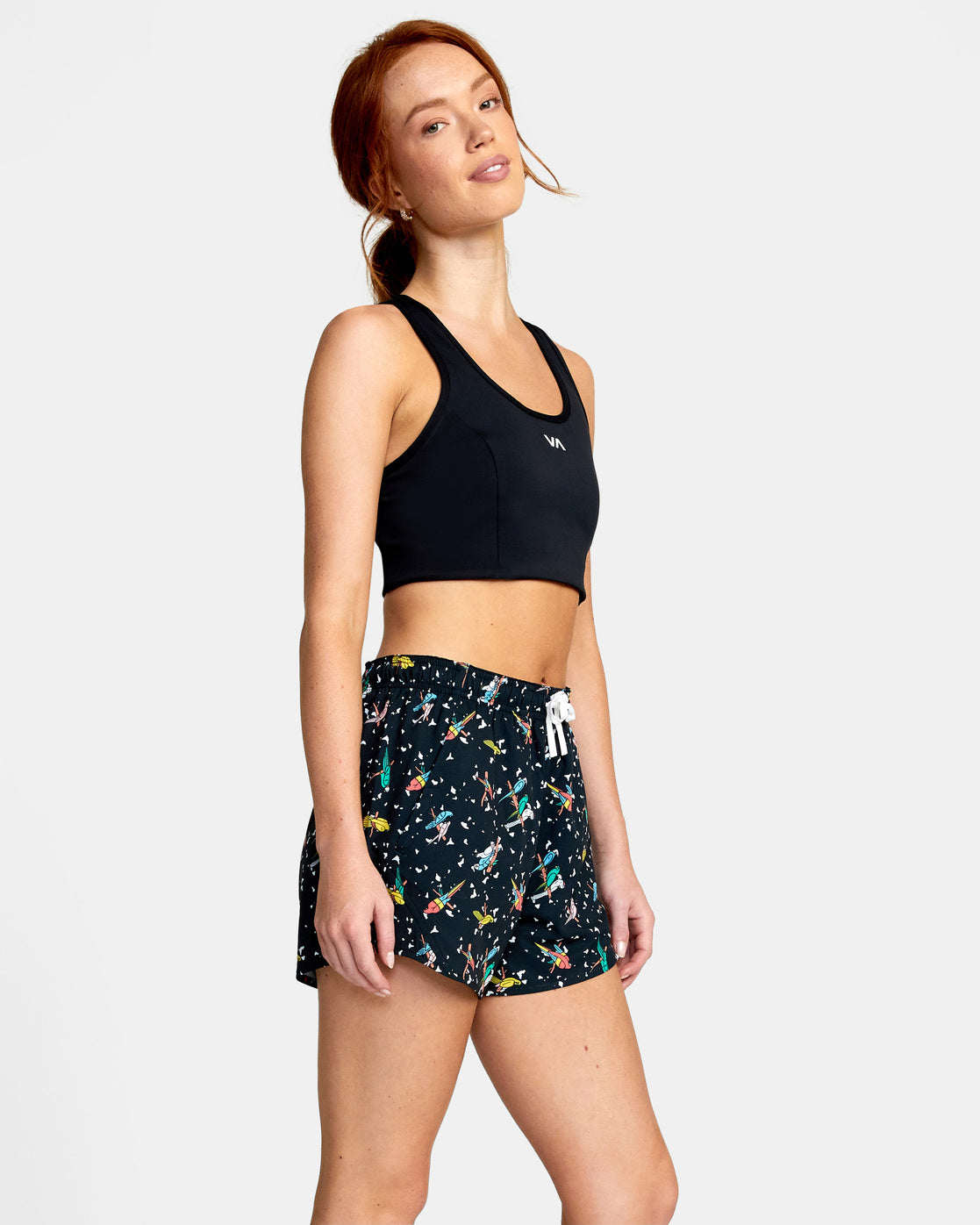 RVCA LP X KLW VA ESSENTIAL YOGGER WORKOUT SHORTS - KVC7