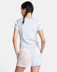 RVCA COLOR BLOCK SWEATSHORTS