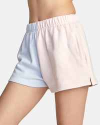 RVCA COLOR BLOCK SWEATSHORTS