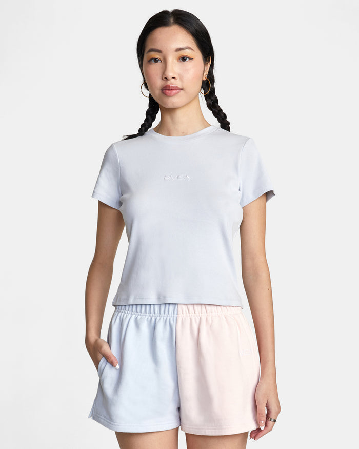 RVCA COLOR BLOCK SWEATSHORTS