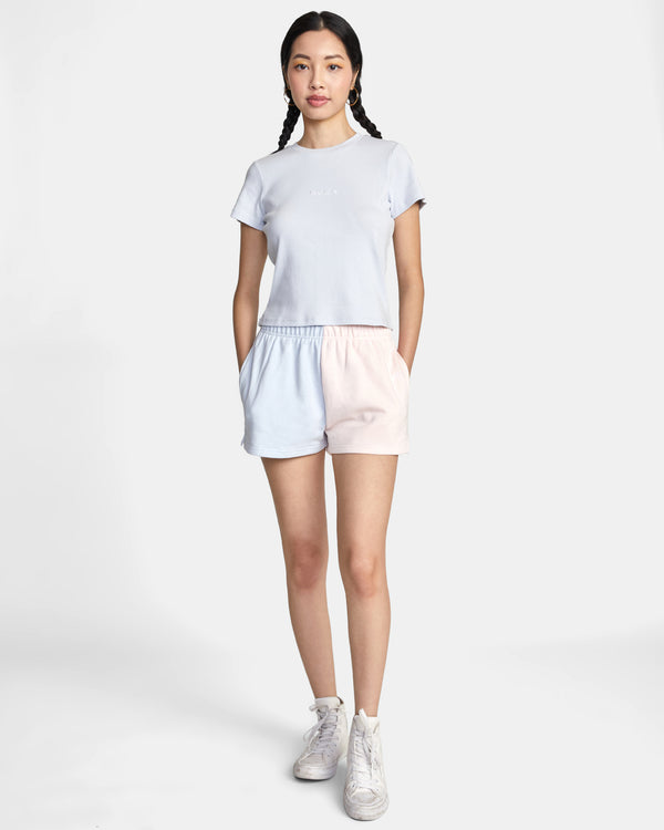 RVCA COLOR BLOCK SWEATSHORTS