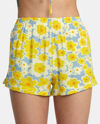 RVCA SAWYER PRINT ELASTIC WAIST SHORTS - DSB