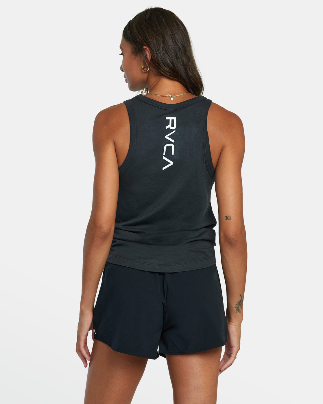 RVCA VA ESSENTIAL YOGGER STRETCH SPORT SHORT 12"- BLK