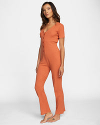 RVCA WON'T STOP KNIT JUMPSUIT - CCA