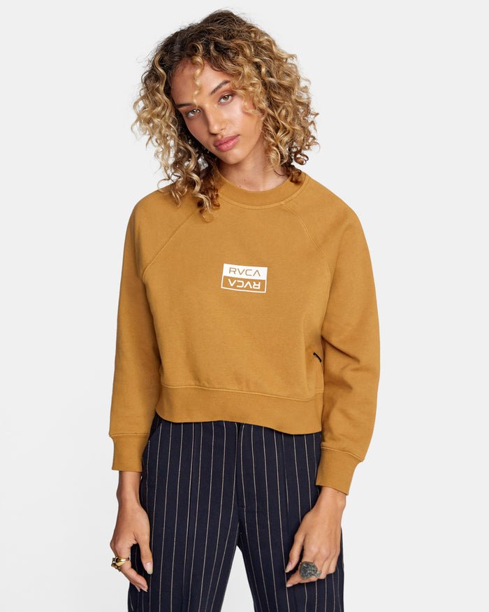 RVCA BAR CREWNECK SWEATSHIRT - DIJ
