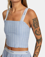 RVCA NOCTURNAL CROP TANK TOP - GPU