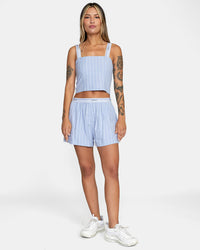 RVCA NOCTURNAL CROP TANK TOP - GPU