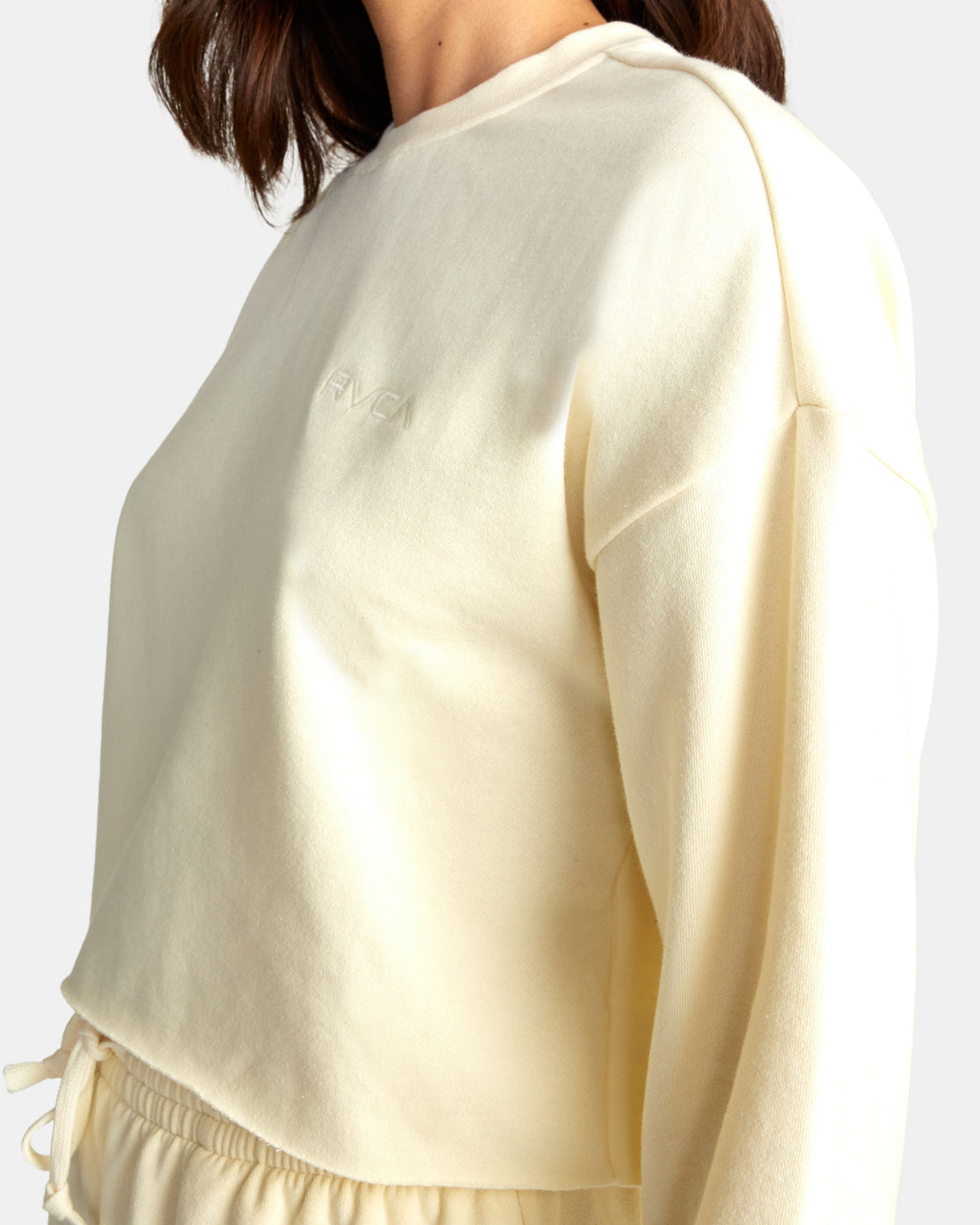 RVCA TEST DRIVE CROPPED SWEATSHIRT - YCQ0