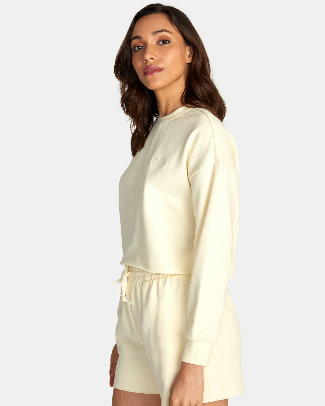 RVCA TEST DRIVE CROPPED SWEATSHIRT - YCQ0