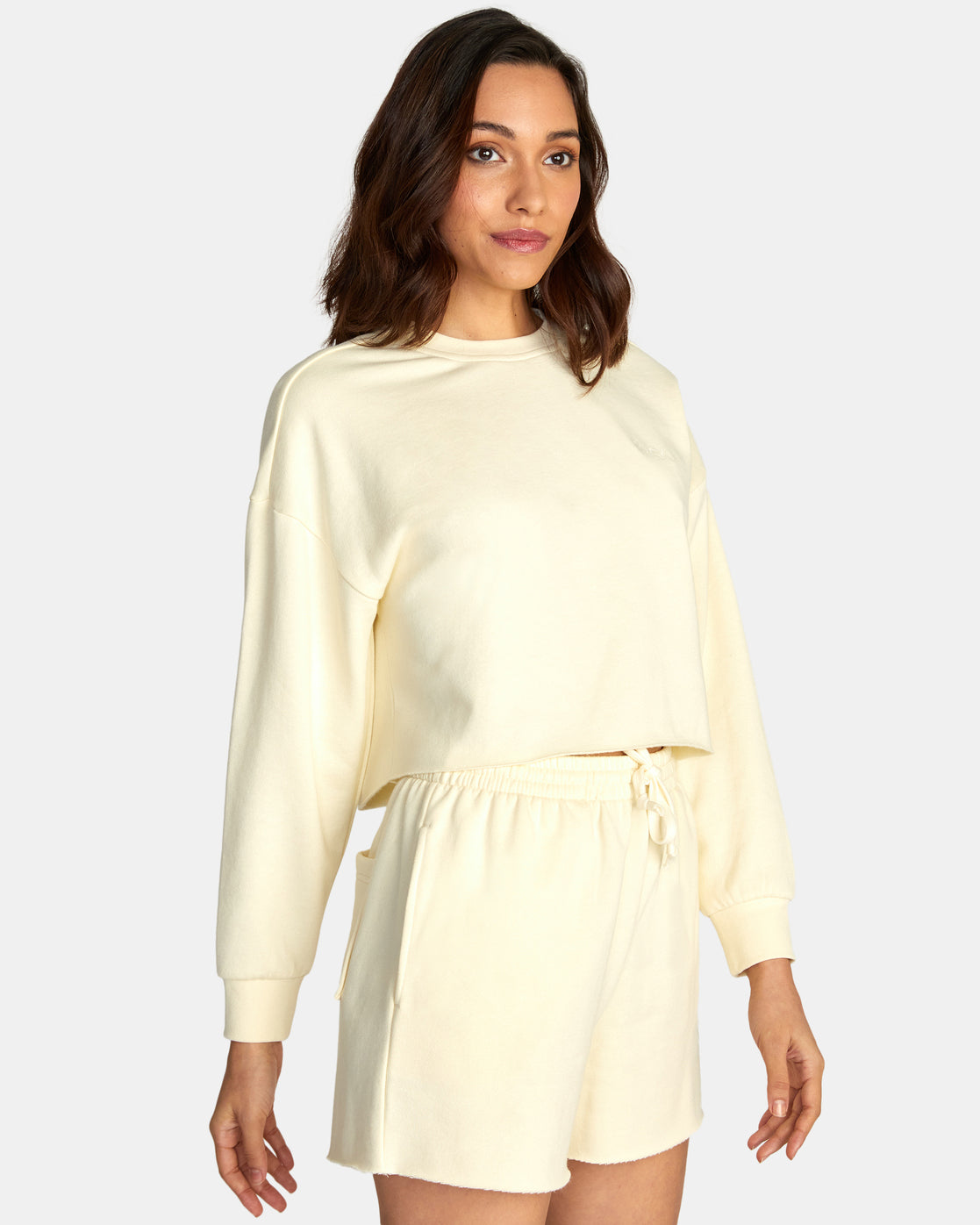 RVCA TEST DRIVE CROPPED SWEATSHIRT - YCQ0
