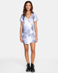 RVCA SKYLINE WRAP DRESS