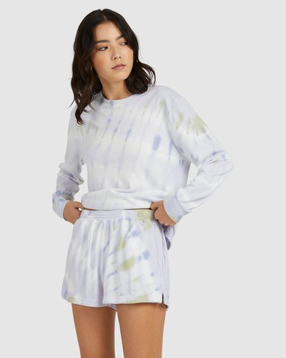 RVCA NO DOUBT COZY SAWYER TIE-DYE SHORTS - MUL