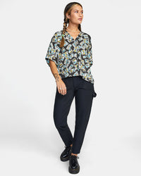 RVCA SPEAKEASY BUTTON DOWN TOP - RVB