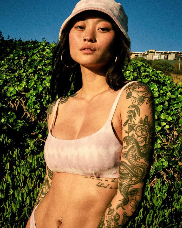 RVCA LIVE AND LET DYE BRALETTE - PHZ