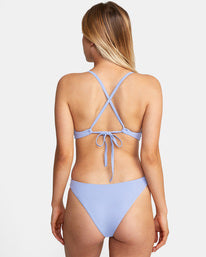 RVCA CROSSBACK TIE D-CUP BIKINI TOP - GPU
