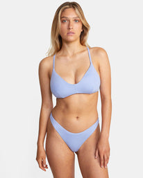RVCA CROSSBACK TIE D-CUP BIKINI TOP - GPU