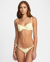 RVCA SUN BEAM SOLID BALCONETTE BIKINI TOP